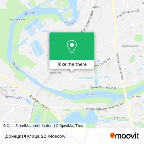 Донецкая улица, 22 map