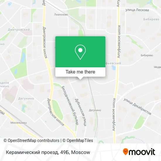 Керамический проезд, 49Б map