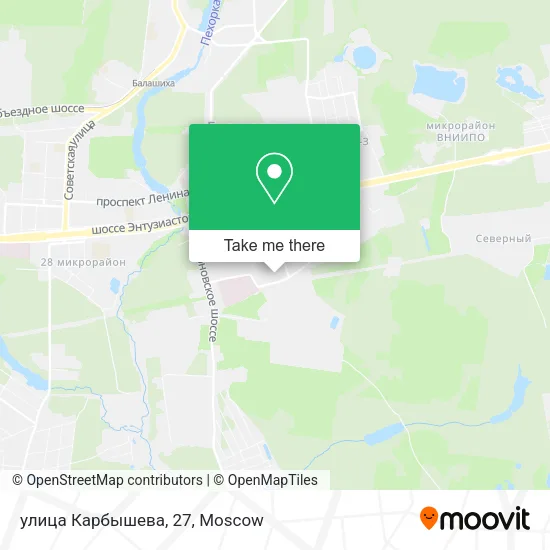 улица Карбышева, 27 map