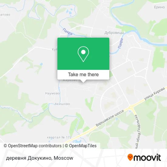 деревня Докукино map
