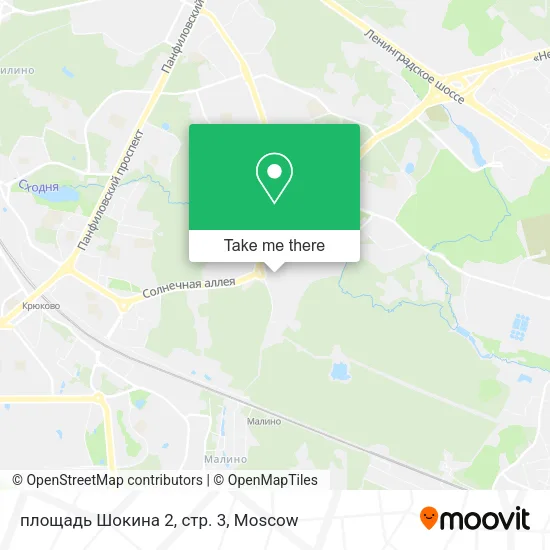площадь Шокина 2, стр. 3 map