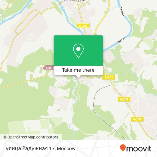 улица Радужная 17 map