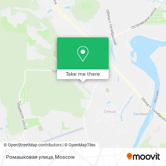 Ромашковая улица map