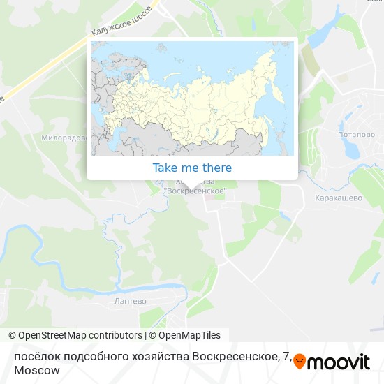 посёлок подсобного хозяйства Воскресенское, 7 map