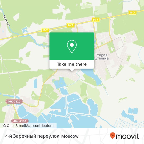 4-й Заречный переулок map