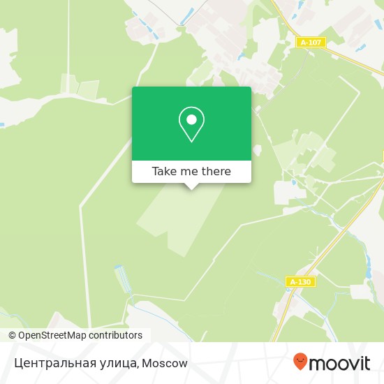 Центральная улица map