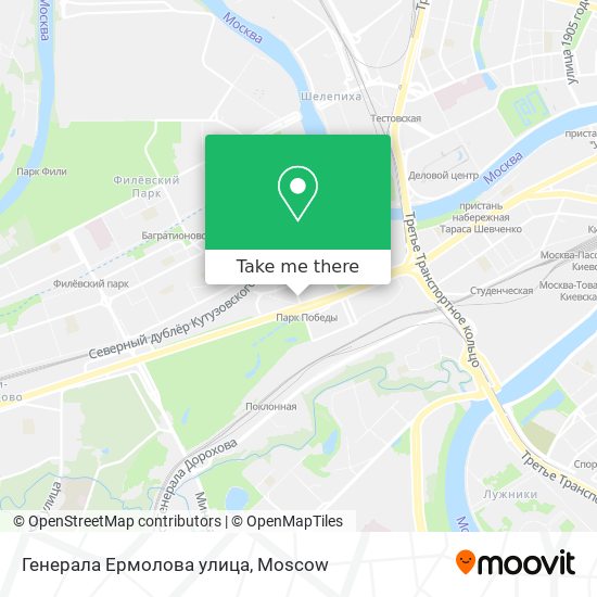 Генерала Ермолова улица map