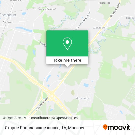 Старое Ярославское шоссе, 1А map