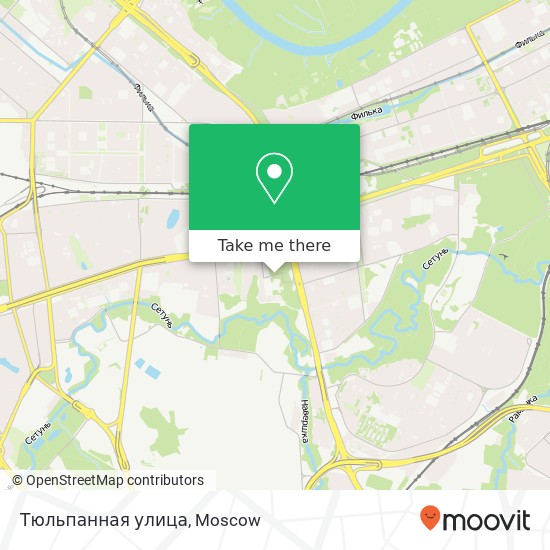 Тюльпанная улица map