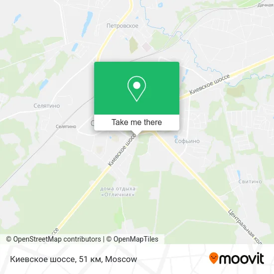 Киевское шоссе, 51 км map