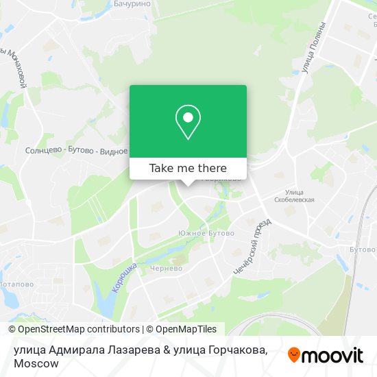 улица Адмирала Лазарева & улица Горчакова map