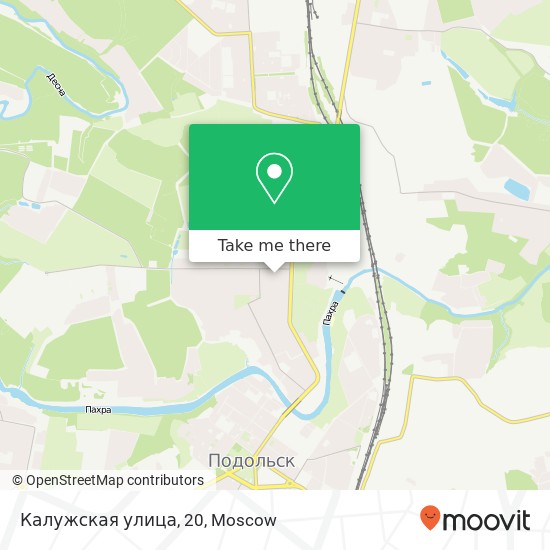 Калужская улица, 20 map