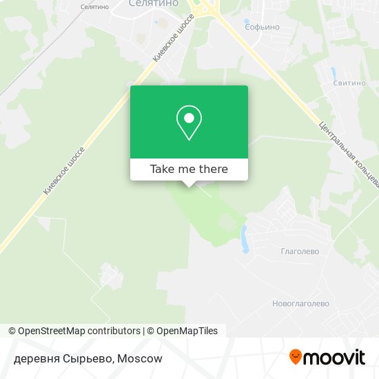 деревня Сырьево map