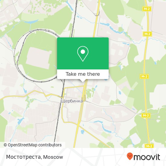 Мостотреста map