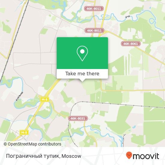 Пограничный тупик map