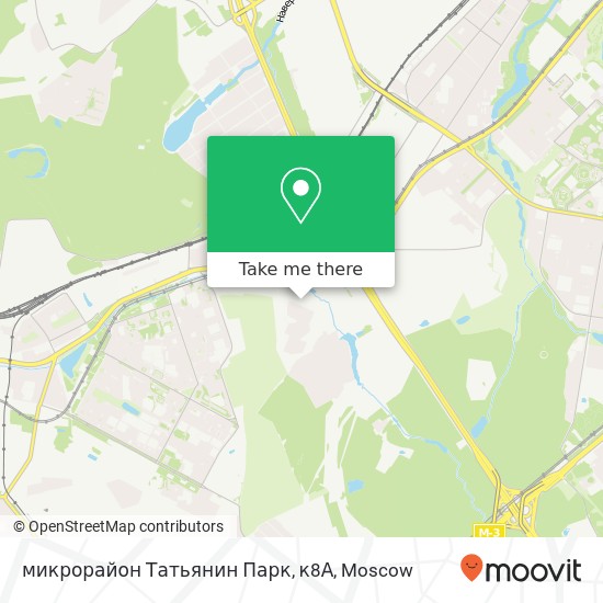 микрорайон Татьянин Парк, к8А map