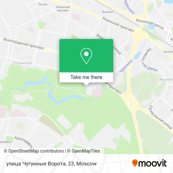 улица Чугунные Ворота, 23 map