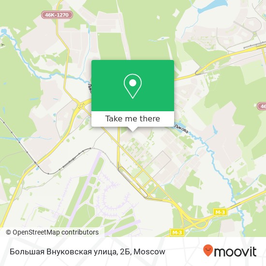 Большая Внуковская улица, 2Б map