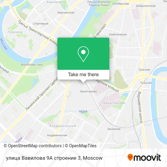 улица Вавилова 9А строение 3 map