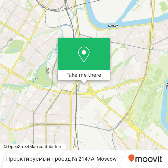 Проектируемый проезд № 2147А map