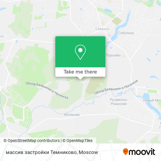 массив застройки Темниково map