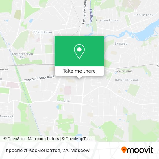 проспект Космонавтов, 2А map