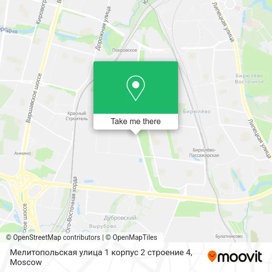 Мелитопольская улица 1 корпус 2 строение 4 map