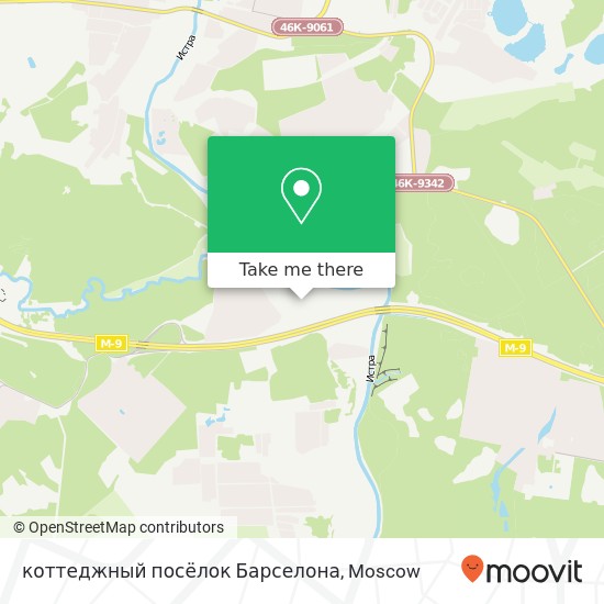 коттеджный посёлок Барселона map