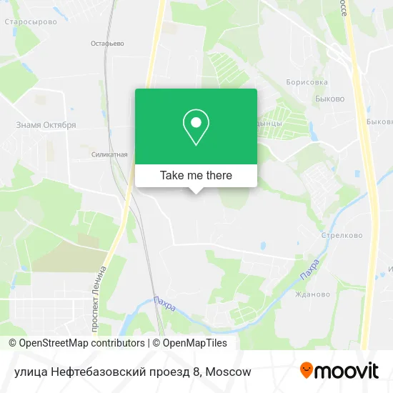 улица Нефтебазовский проезд 8 map