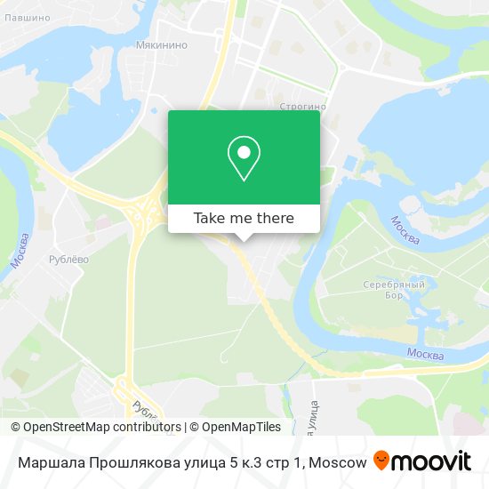 Маршала Прошлякова улица 5 к.3 стр 1 map
