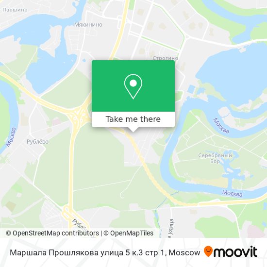 Маршала Прошлякова улица 5 к.3 стр 1 map