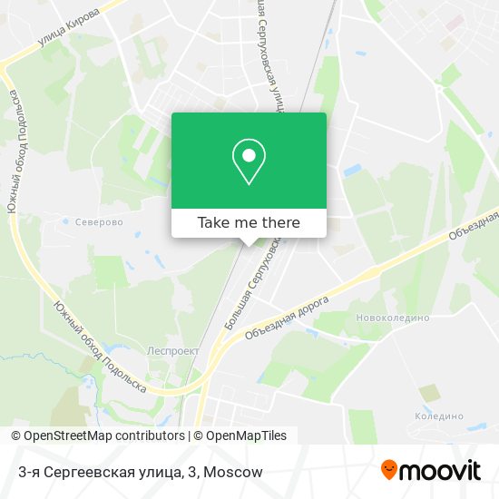 3-я Сергеевская улица, 3 map
