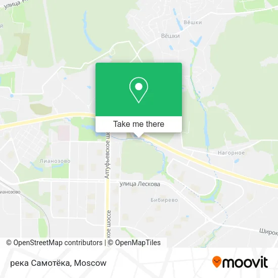 река Самотёка map