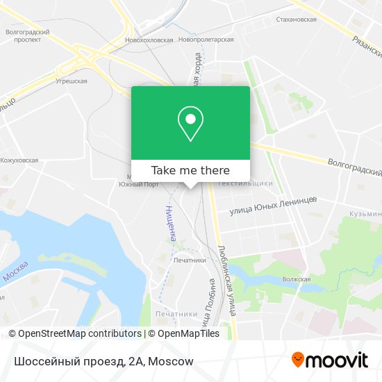 Шоссейный проезд, 2А map