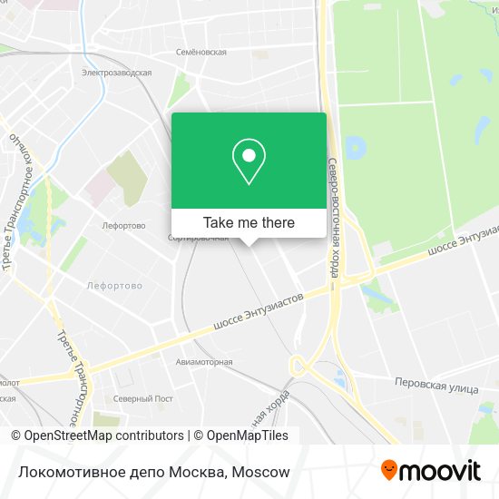 Локомотивное депо Москва map