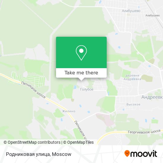 Родниковая улица map