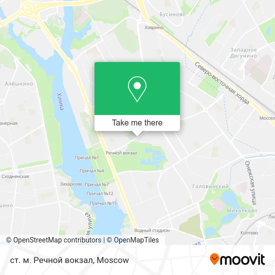 ст. м. Речной вокзал map
