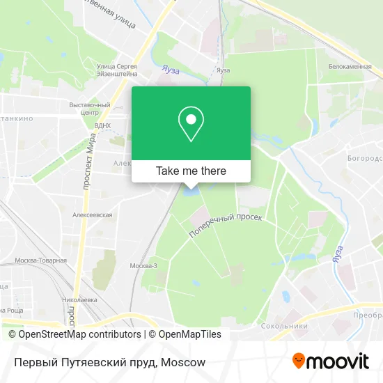 Первый Путяевский пруд map