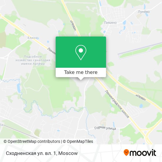 Сходненская ул. вл. 1 map