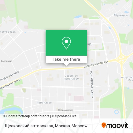 Щелковский автовокзал, Москва map