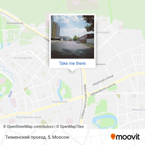 Тюменский проезд, 5 map