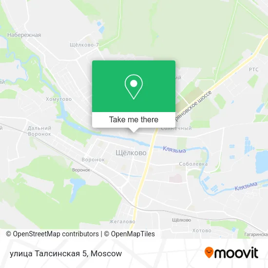 улица Талсинская 5 map