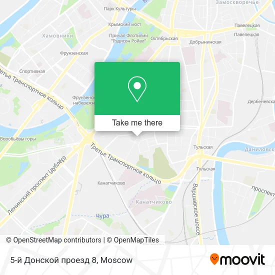 5-й Донской проезд 8 map