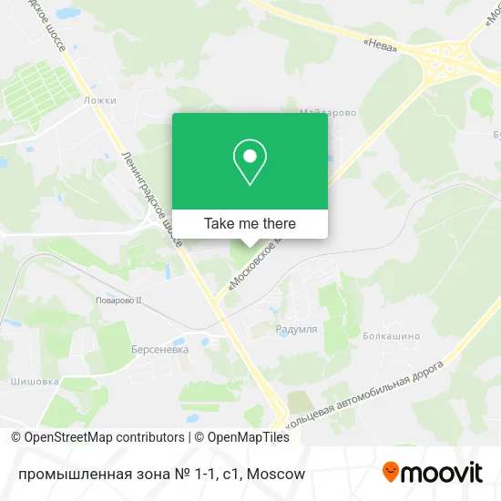 промышленная зона № 1-1, с1 map