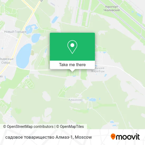 садовое товарищество Алмаз-1 map