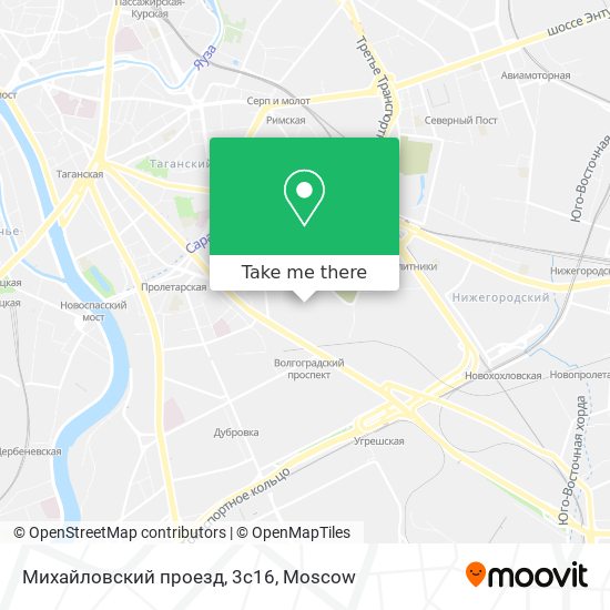 Михайловский проезд, 3с16 map