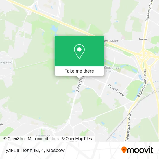 улица Поляны, 4 map
