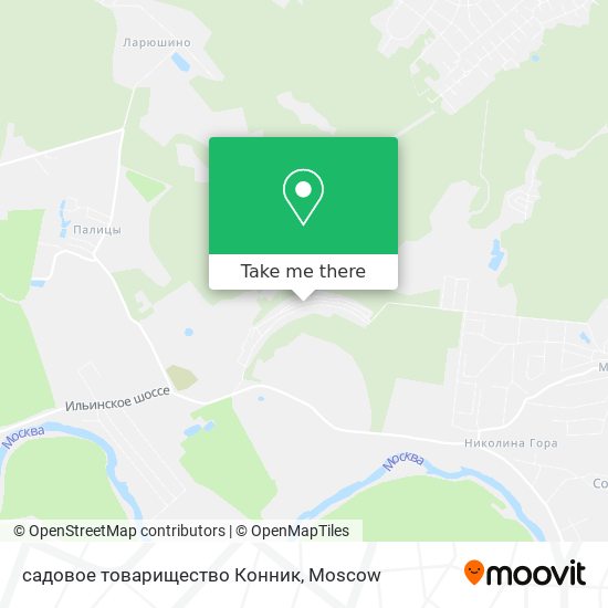 садовое товарищество Конник map