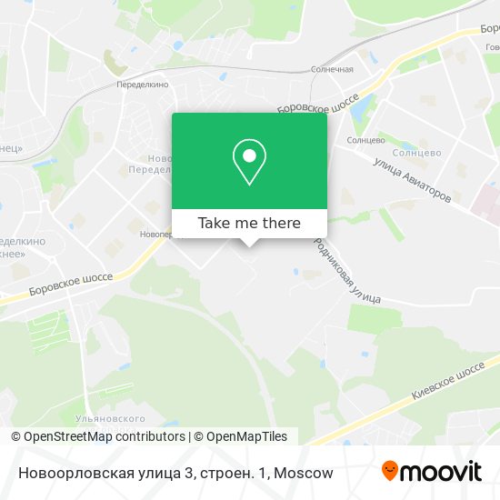 Новоорловская улица 3, строен. 1 map