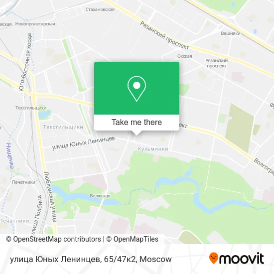 улица Юных Ленинцев, 65/47к2 map